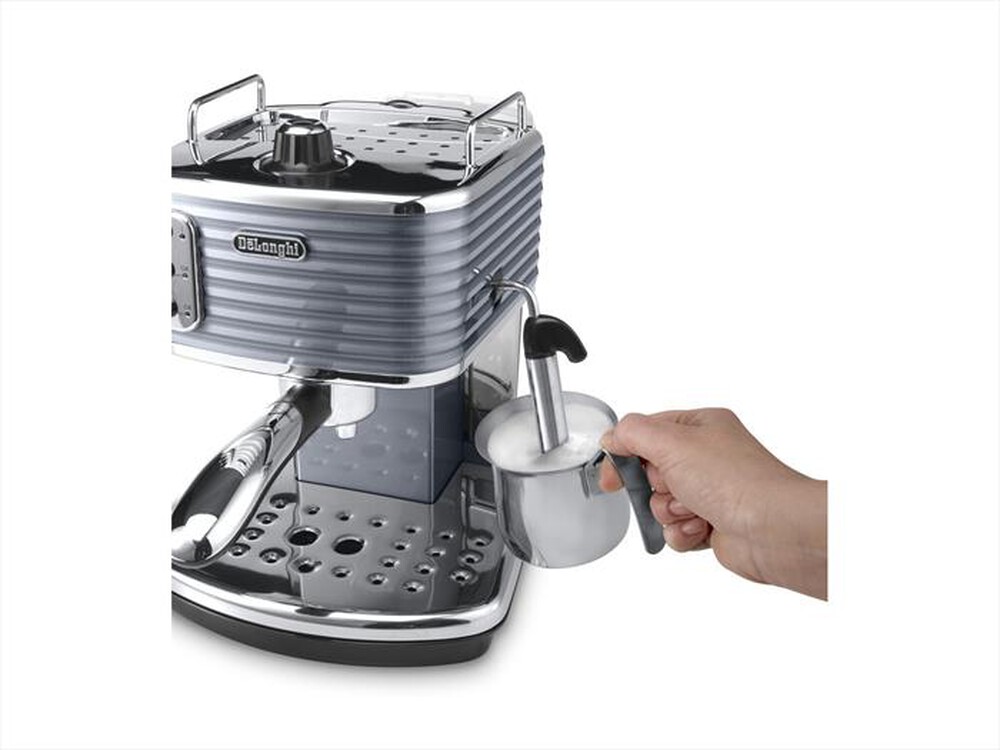 "DE LONGHI - SCULTURA ECZ 351.GY MACCHINA DA CAFFÈ MANUALE-Grigio"