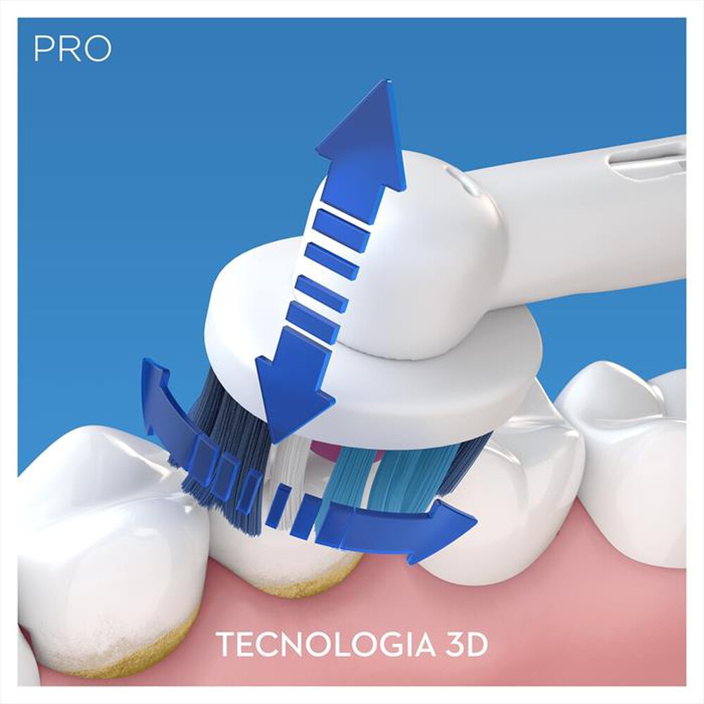 "ORAL-B - Pro 3D White-Bianco/Celeste"