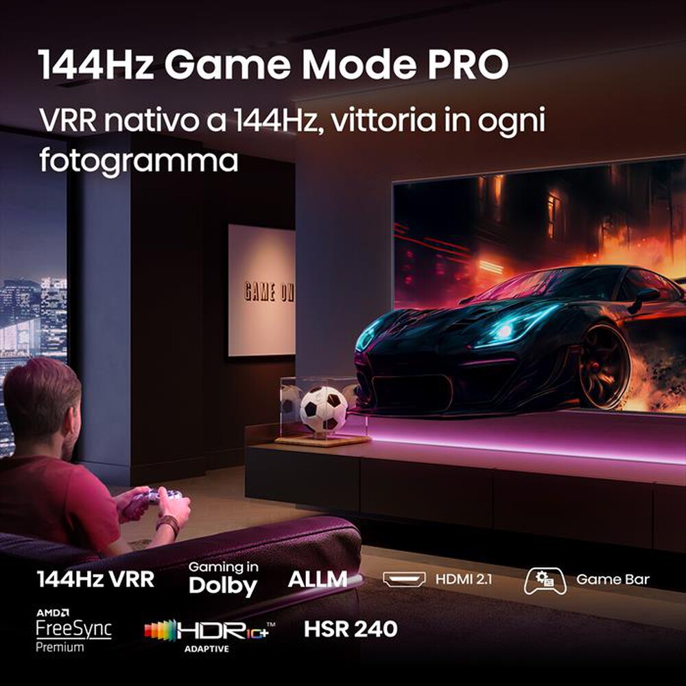 Immagine del prodotto HISENSE - Smart TV QLED UHD 4K 100" 100E7Q PRO-NERO