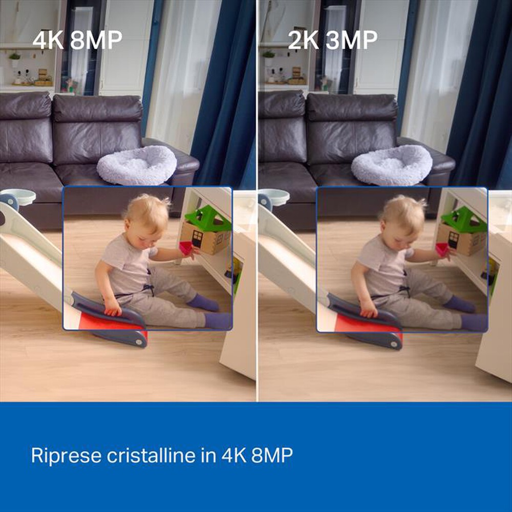 Immagine del prodotto TP-LINK - TAPOC260 TELECAMERA WI-FI PAN/TILT  INTERNA 4K 8MP-bianco