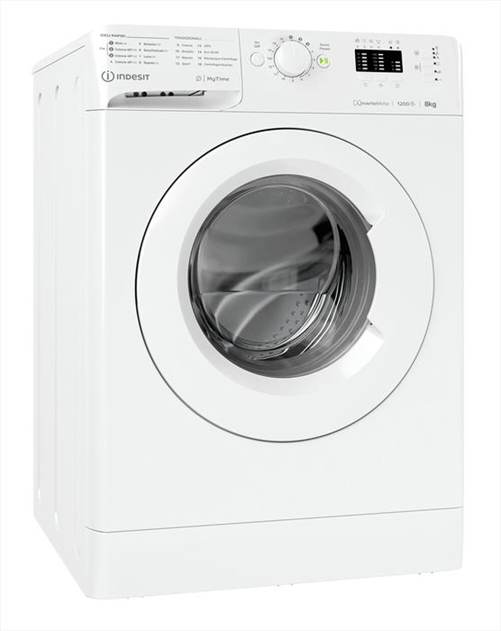 Immagine del prodotto INDESIT - Lavatrice MTWA 81285 W IT 8 Kg Classe B