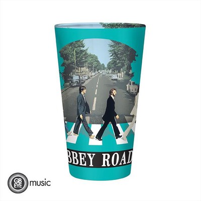 ABYSSE - THE BEATLES Bicchiere grande 400ML ABBEY ROAD-Multicolore
