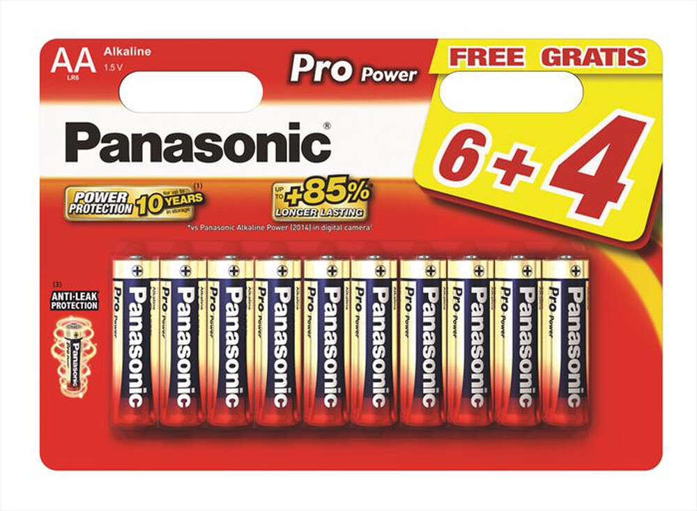 "PANASONIC - LR6PPG/10BW"