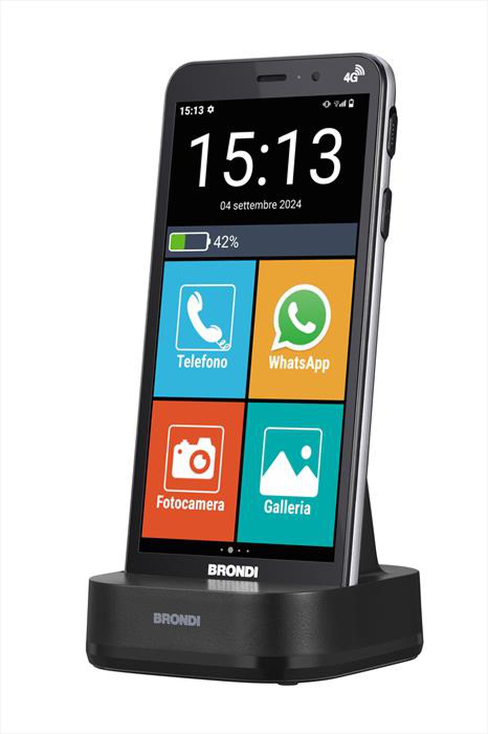 "BRONDI - Cellulare AMICO VERO 4G-BLACK"