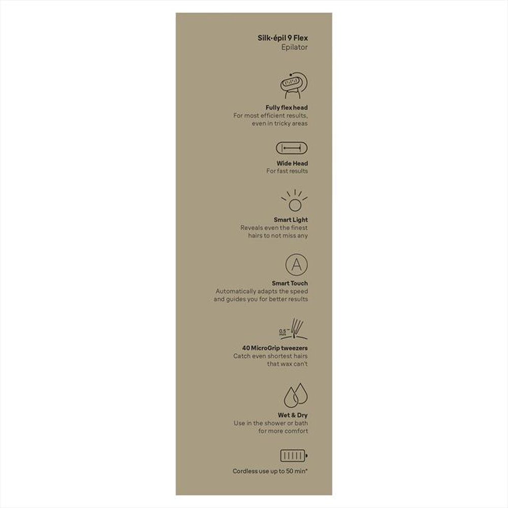 "BRAUN - Epilatore SILK-ÉPIL 9 9-011-BIANCO/ORO"