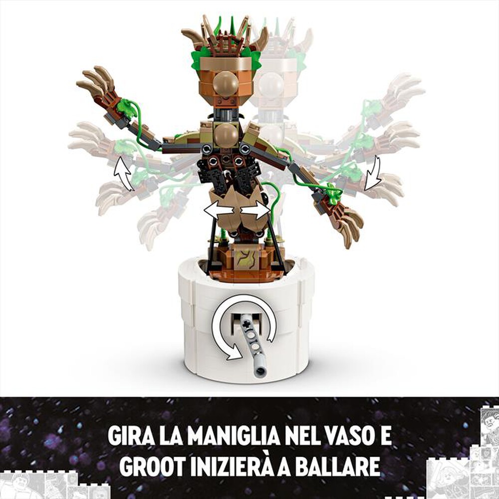 Immagine del prodotto LEGO - SUPER HEROES MARVEL Groot ballerino 76297