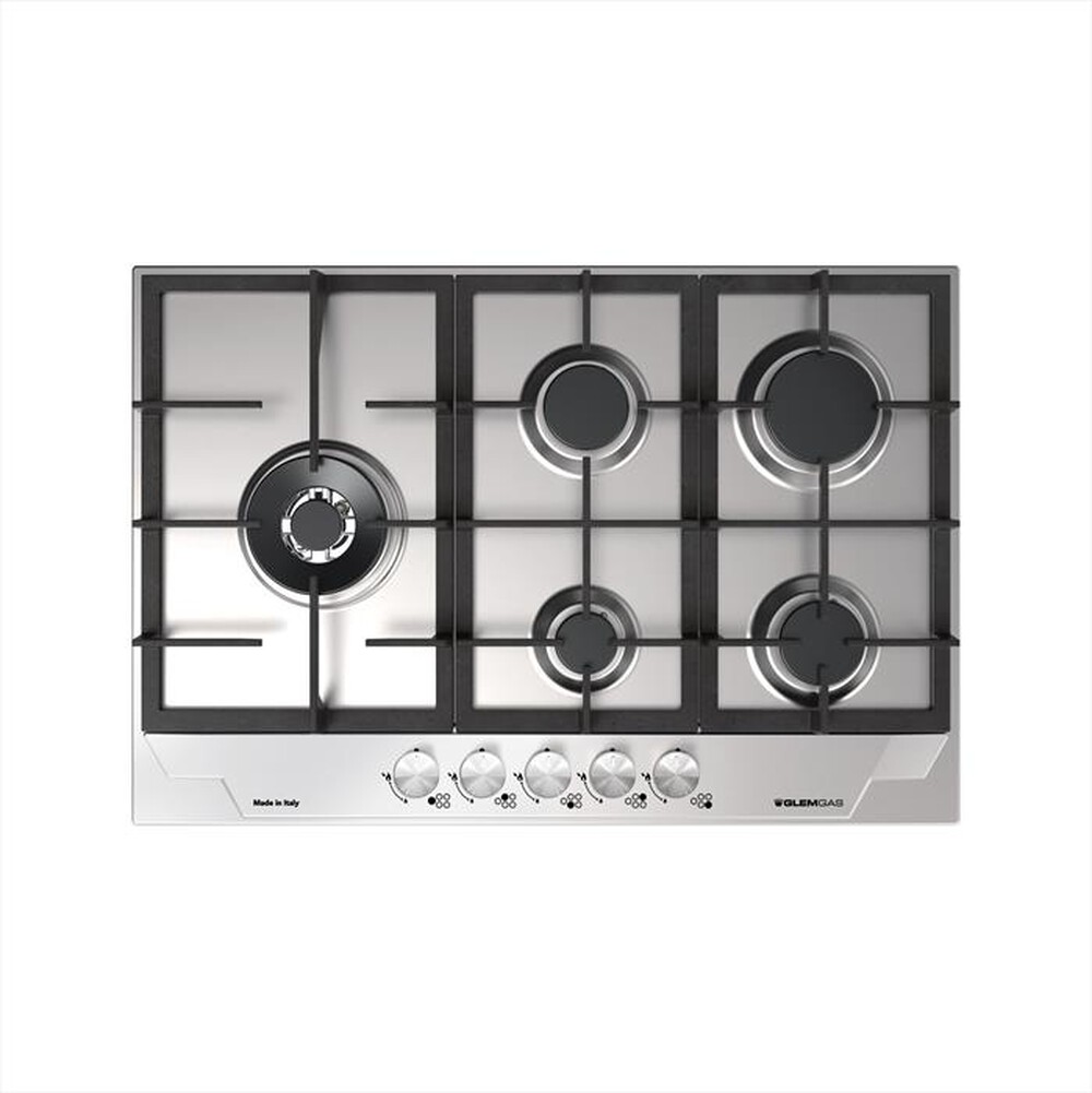 Immagine del prodotto GLEM GAS - Piano cottura a gas GTD85THIXN 74 cm-Acciaio Satinato