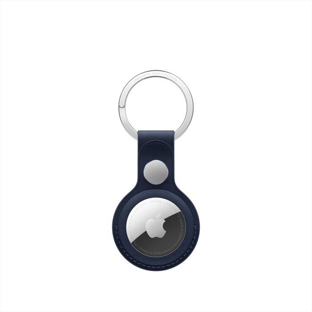 "APPLE - Portachiavi AirTag FineWoven-Blu Profondo"