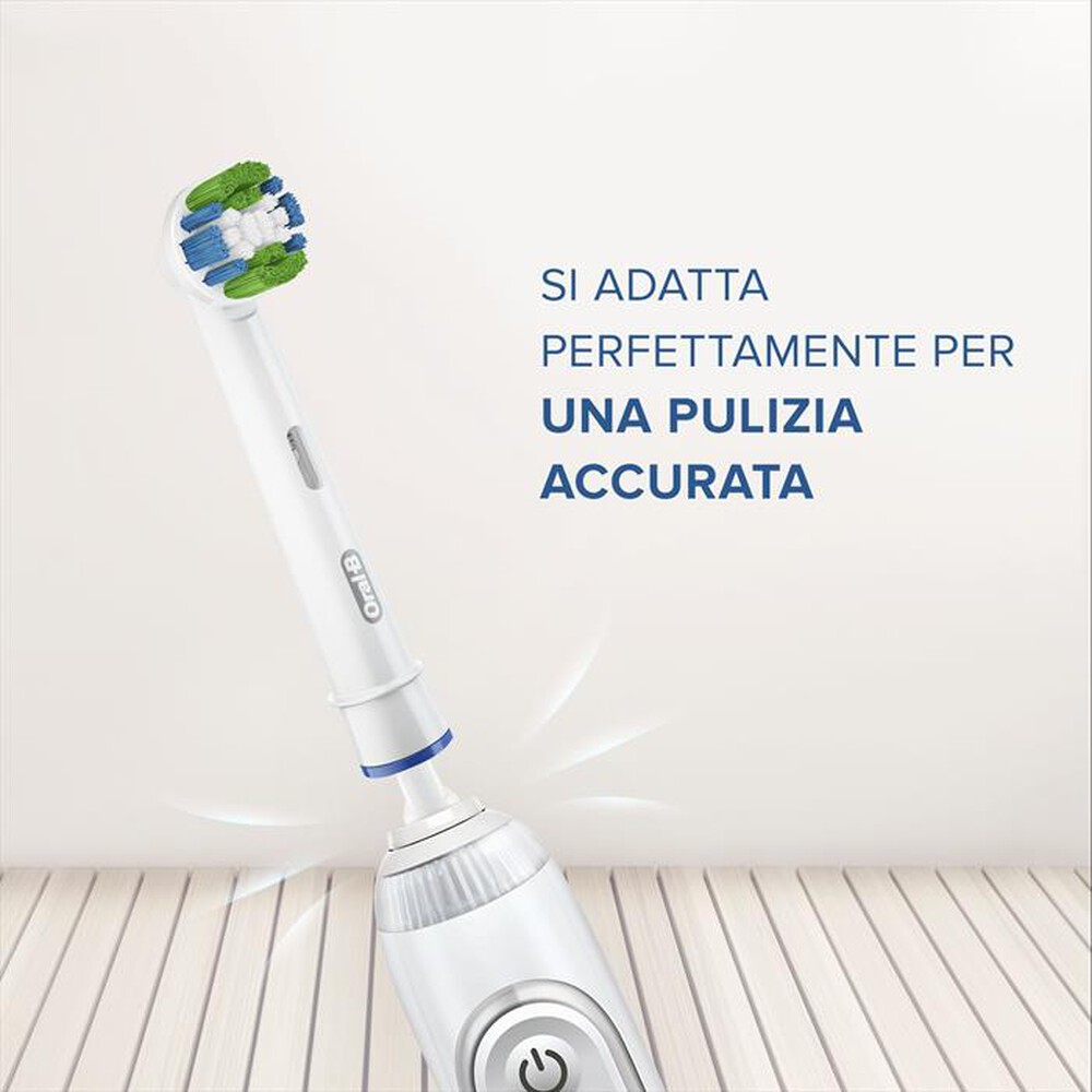 "ORAL-B - Testine Precise Clean Con CleanMaximiser, 3 Pezzi-Bianco"