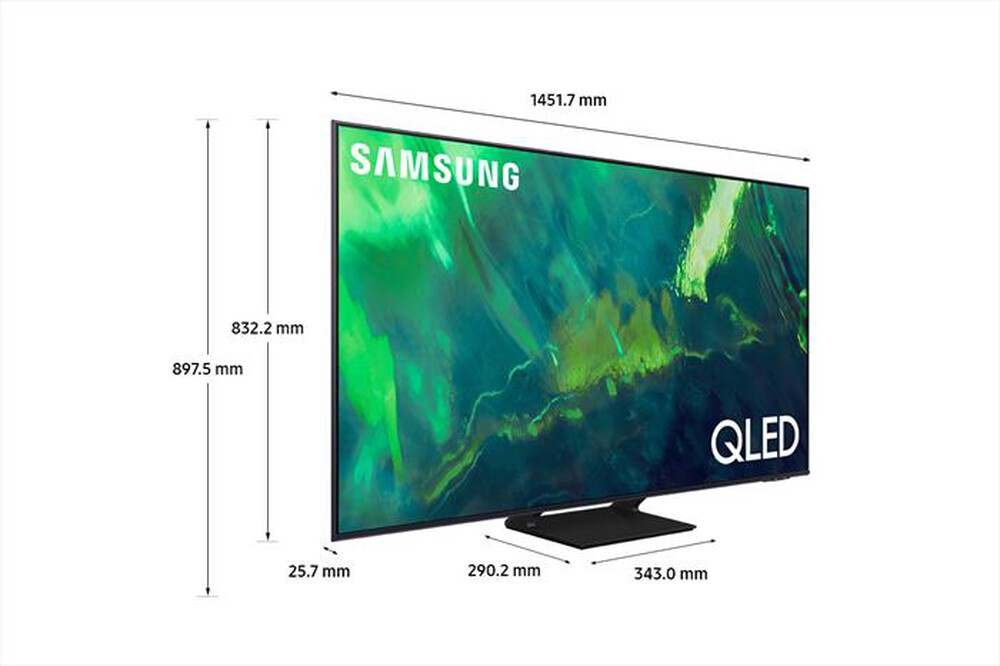 "SAMSUNG - Smart TV QLED 4K 65” QE65Q70A-Titan Gray"