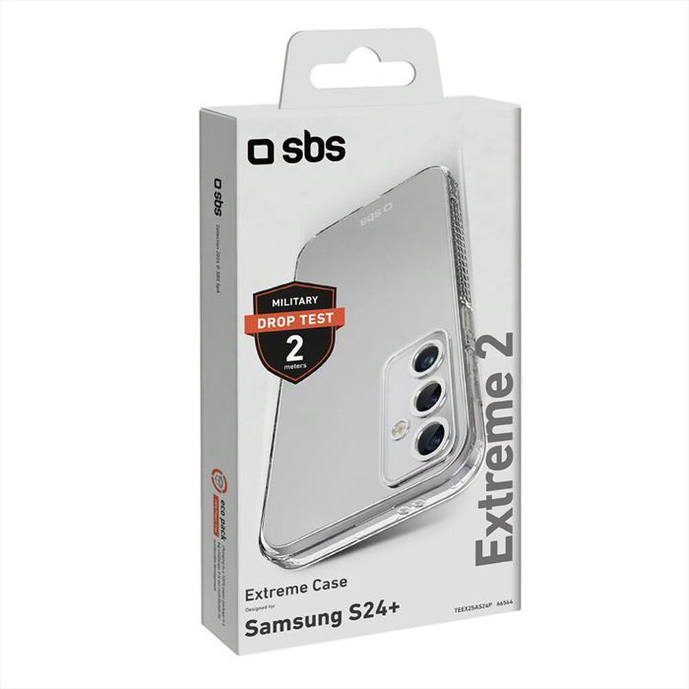 "SBS - Cover TEEX2SAS24P per Samsung S24+-Trasparente"