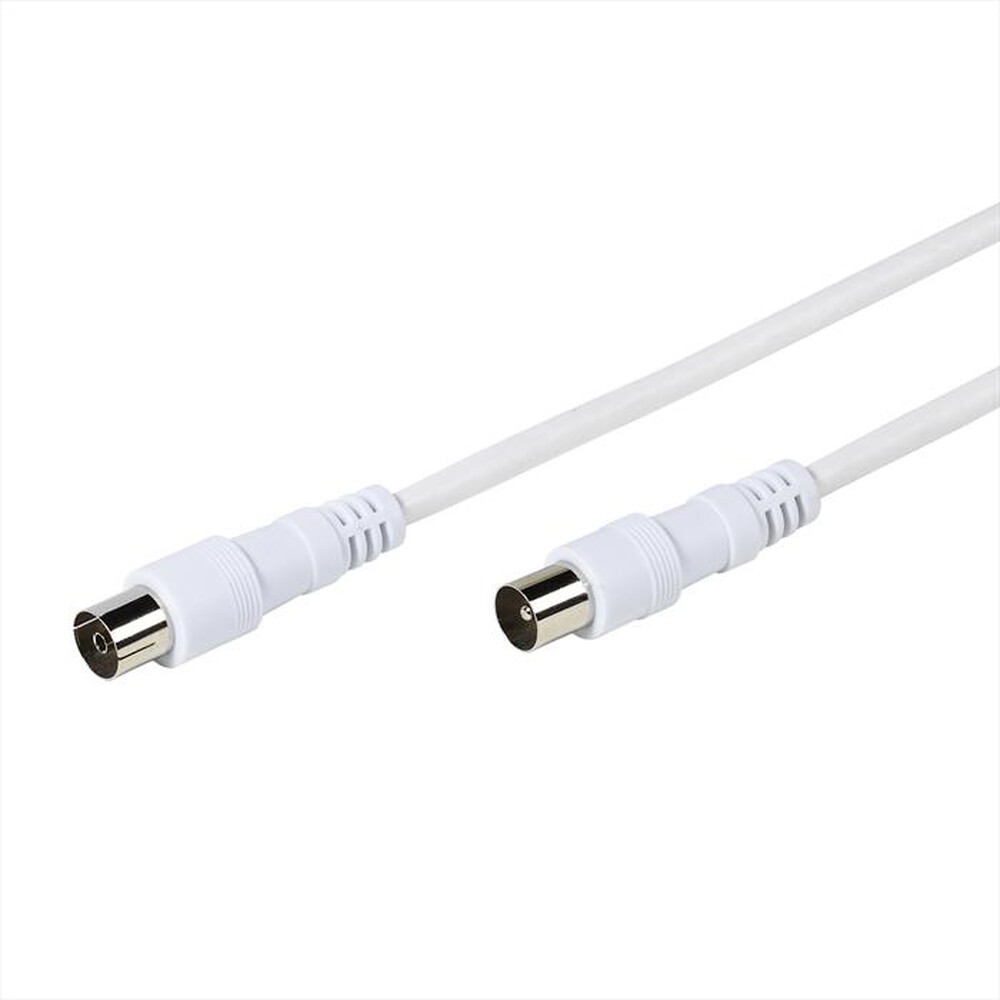 Immagine del prodotto SBS - Arial lead 3m coax-plugcoax-socket,-Bianco