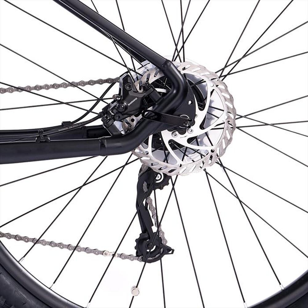 "LEGNANO - E-BIKE MTB FUOCO MAMBA TAGLIA 45-Nero"