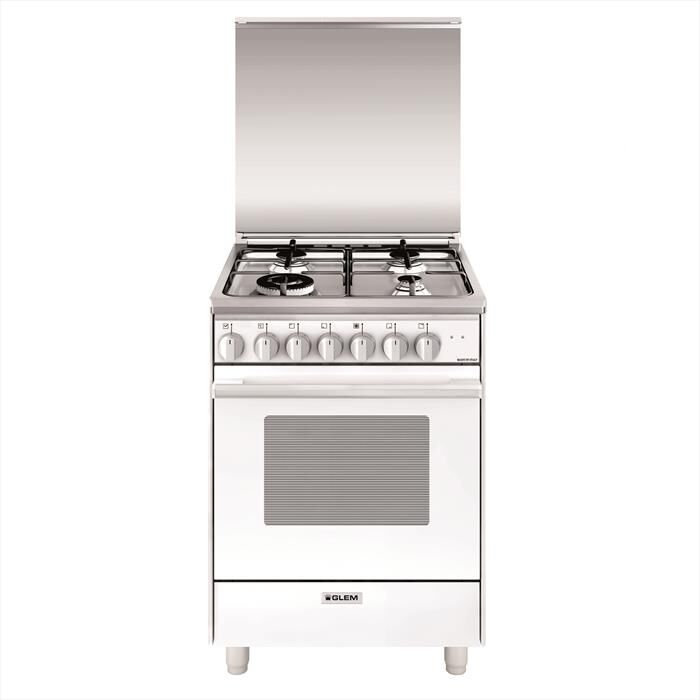 GLEM GAS - Cucina a gas U664MX Classe A-BIANCO | Euronics