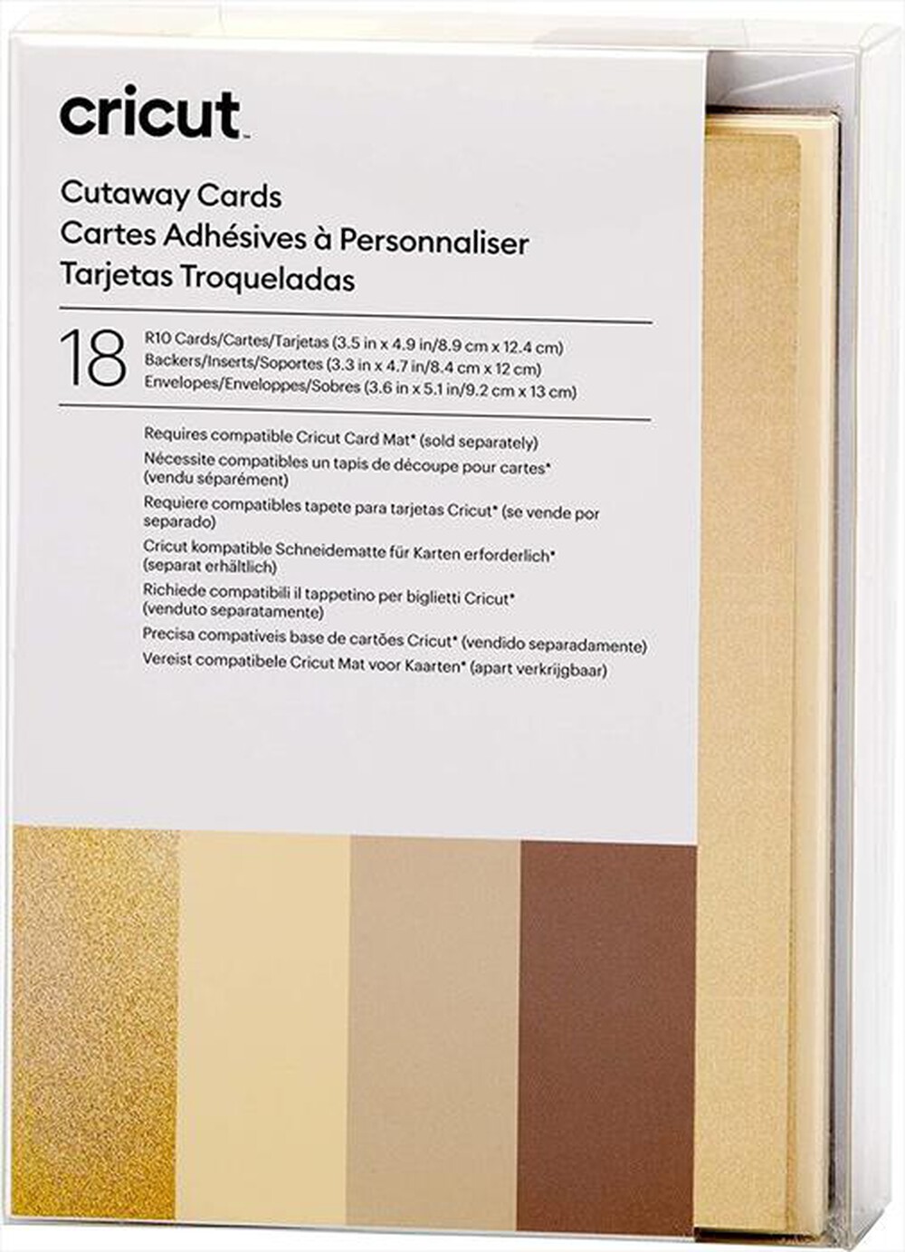 "CRICUT - CHAWAY CARDS NEUTRO R10"