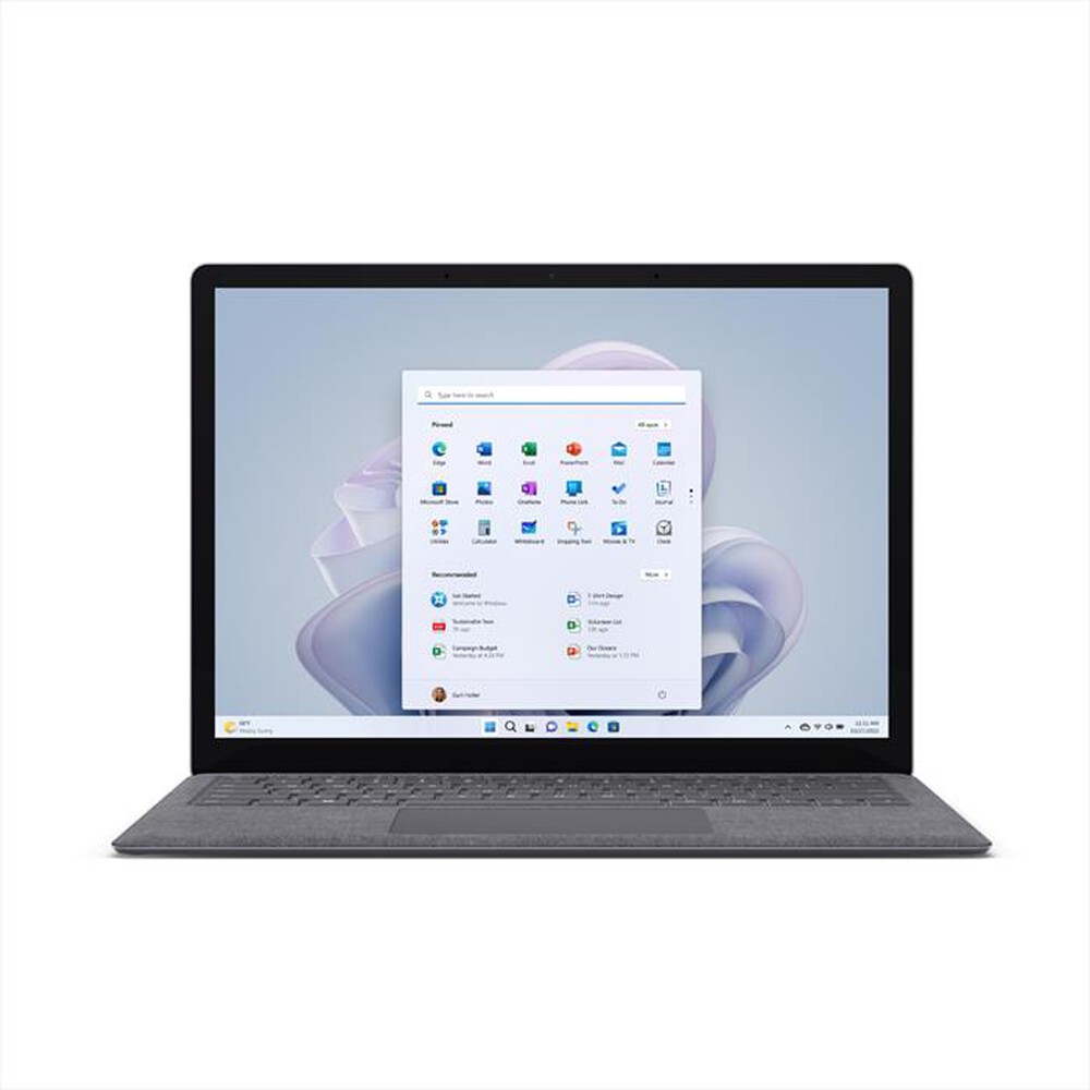 "MICROSOFT - Notebook SURFACE LAPTOP 5 13,5\" i5 / 8GB / 256GB-Platino Alcantara"