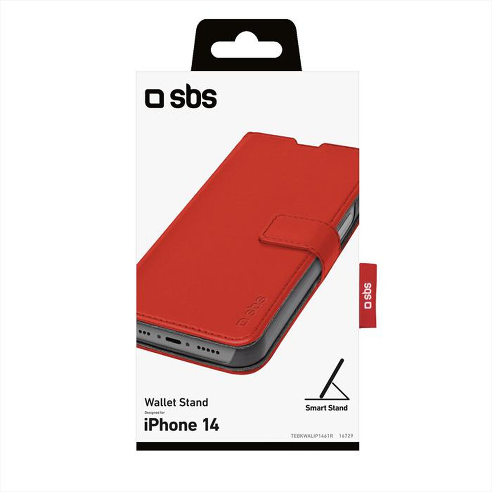 "SBS - Cover TEBKWALIP1461R per iPhone 14-Rosso"