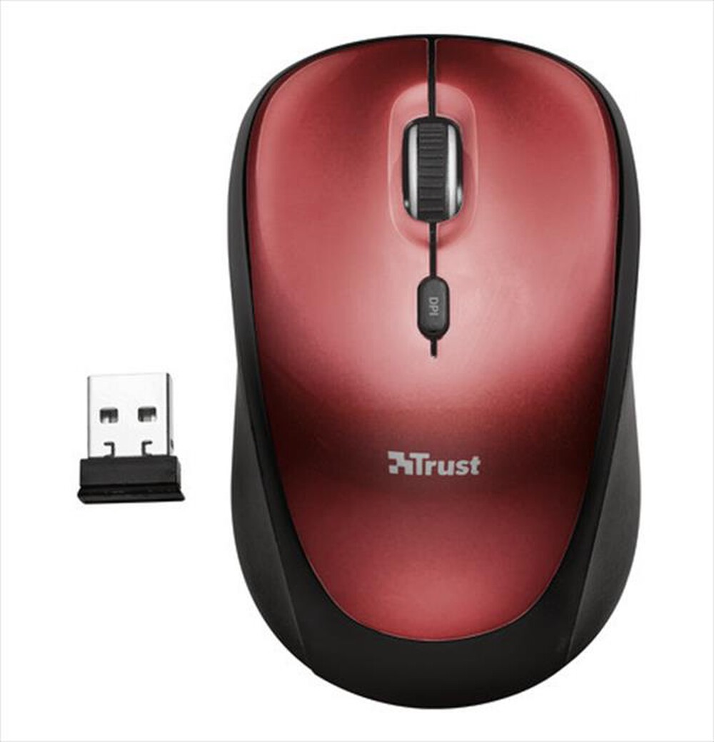 "TRUST - Mouse Wireless 19522-Red"