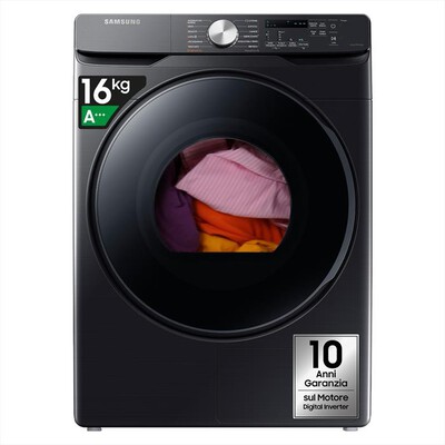 SAMSUNG - Asciugatrice DV16T8520BV/ET 16Kg Classe C-Shiny Black