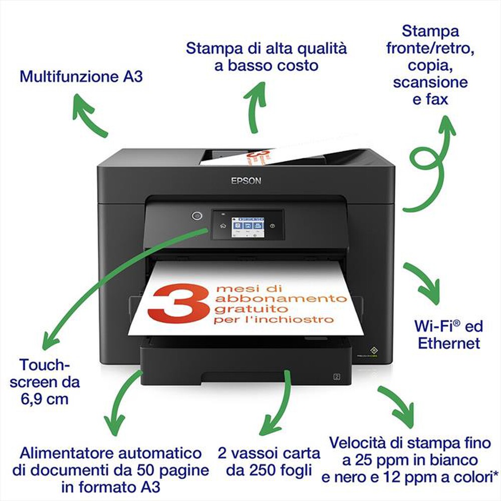 Immagine del prodotto EPSON - Stampante C11CH68403-Nero