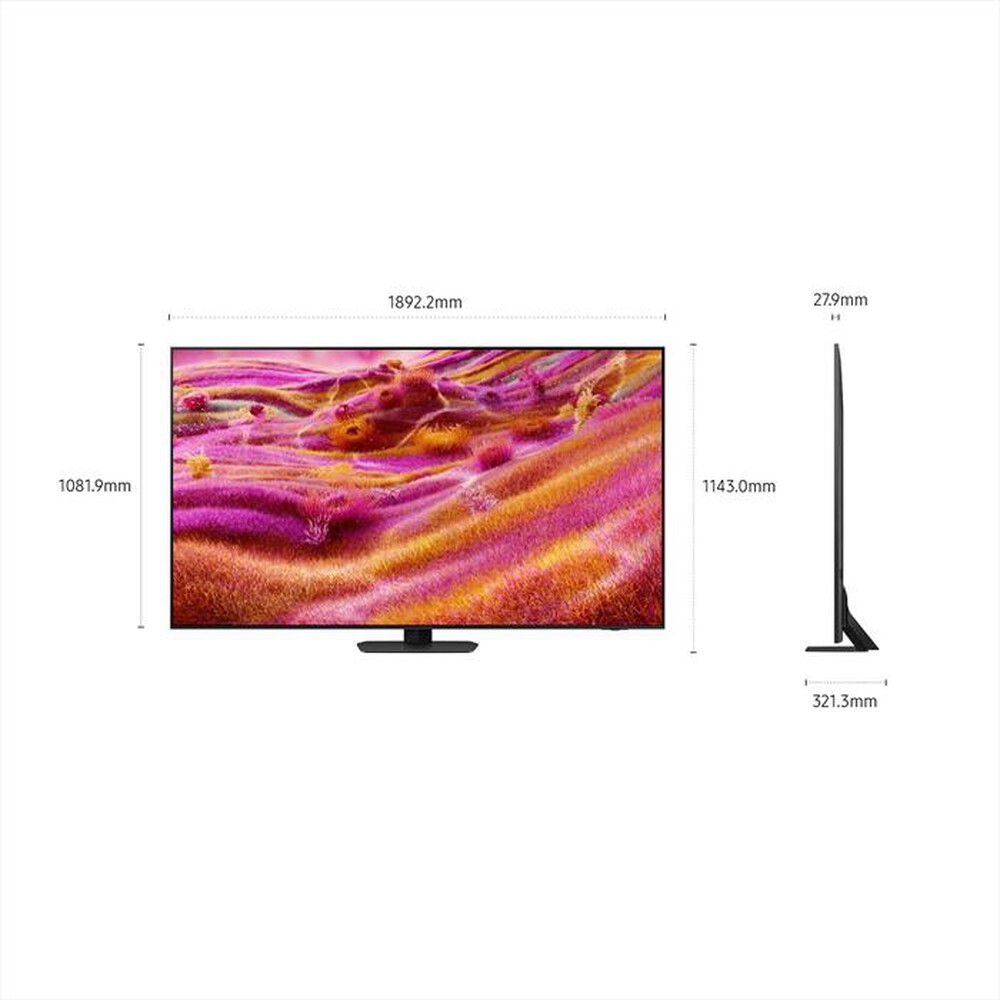 "SAMSUNG - QE85QN90FATXZT-Titan Black"