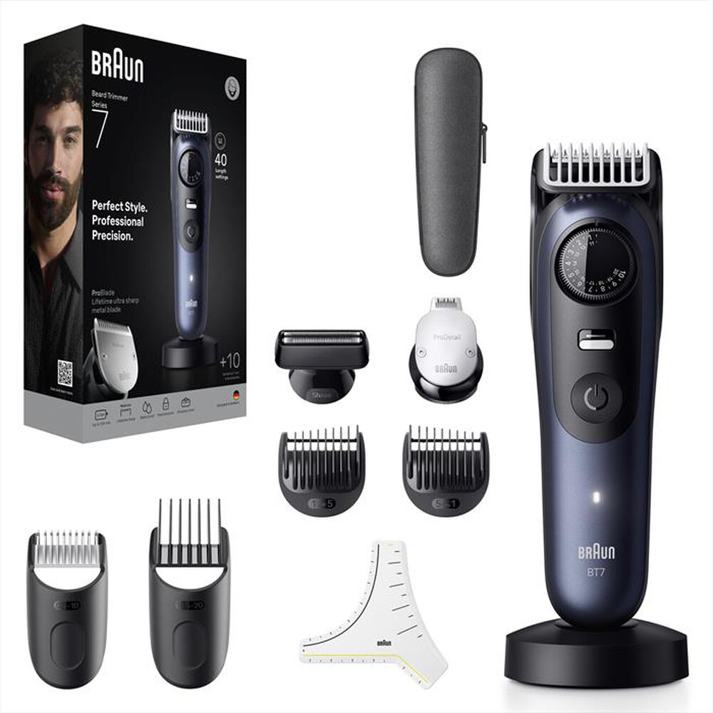 BRAUN - Regolabarba BT 7540-BLU