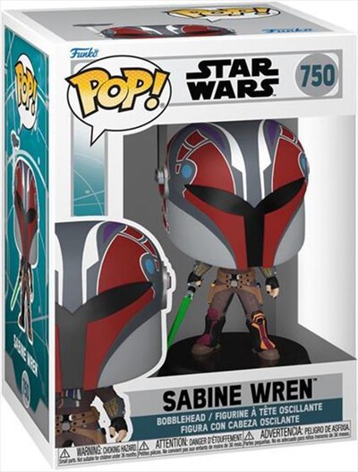 FUNKO - Star Wars Ahsoka Sabine Wren Bobble 750 83761
