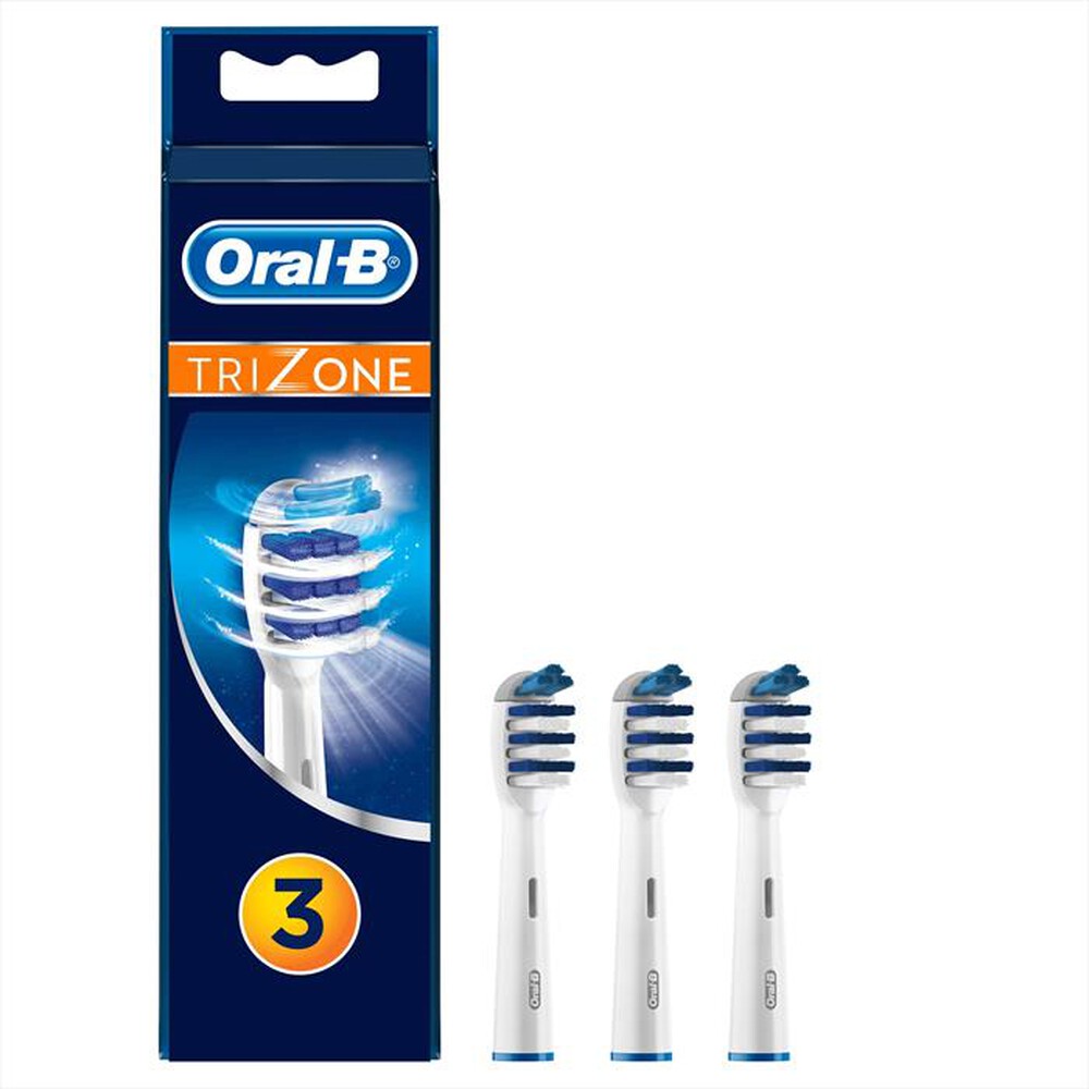 "ORAL-B - Testine TriZone, 3 Pezzi - Bianco"