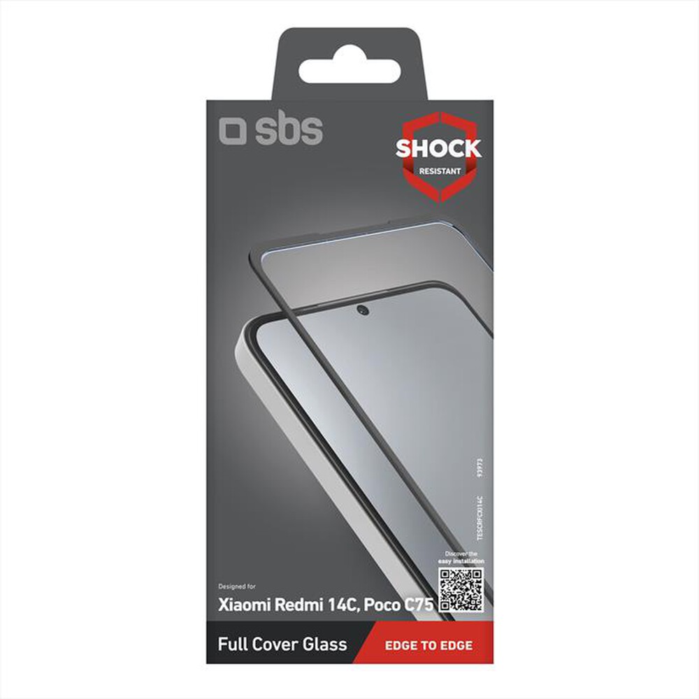 "SBS - Screen protector TESCRFCXI14C per Xiaomi 14C-Nero"