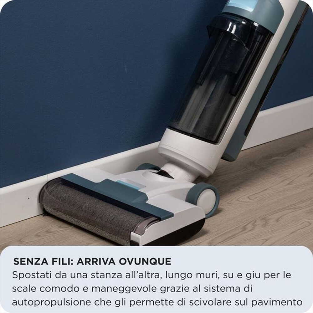 Immagine del prodotto ARIETE - 2483 AQUA FORCE WASH & VACUUM LAVAPAVIMENTI CORDLE-Azzurro
