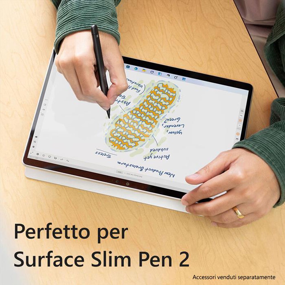 "MICROSOFT - Notebook SURFACE PRO 9 - 13\" - i7 - 16GB - 256GB-Platino"