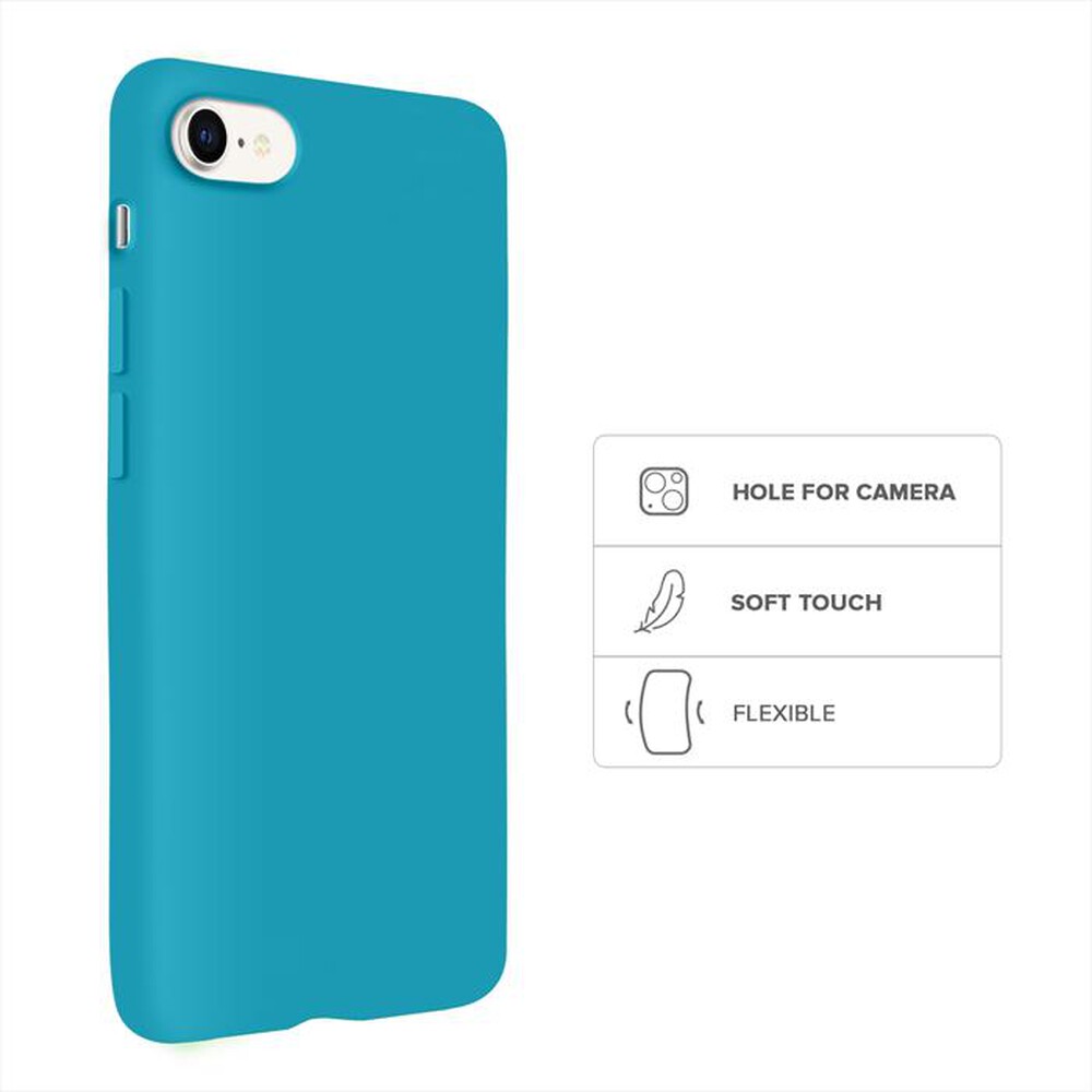 "SBS - Cover Rainbow TERBWIP8AQ per iPhone SE 2020/8/7-Aquamarine"