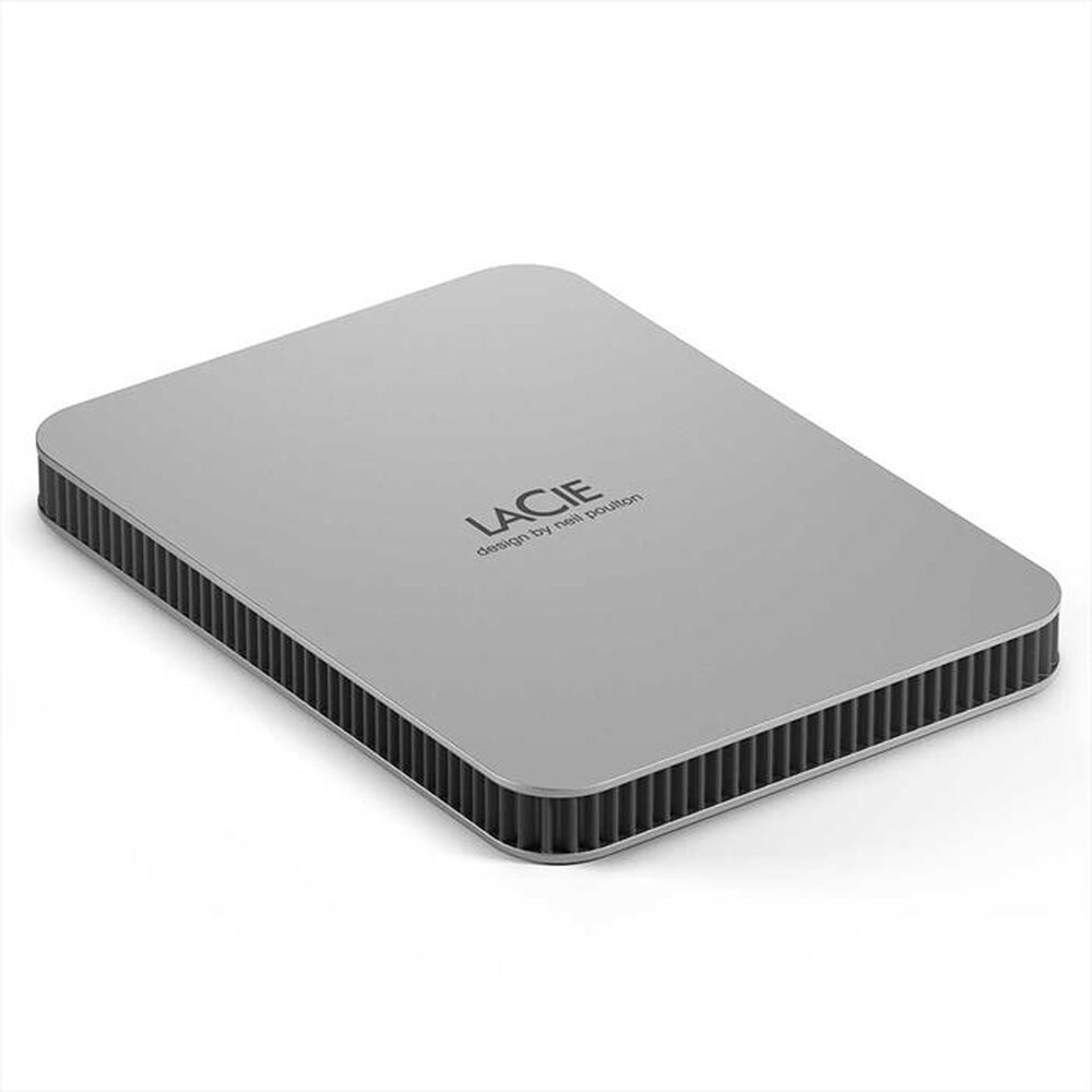 Immagine del prodotto LACIE - Hard disk esterno 5TB MOBILE DRIVE V2 USB-C-Argento lunare