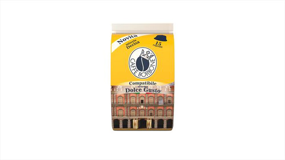 "CAFFE BORBONE - Miscela Decisa - Comp. NESCAFE DOLCE GUSTO 15 Caps"