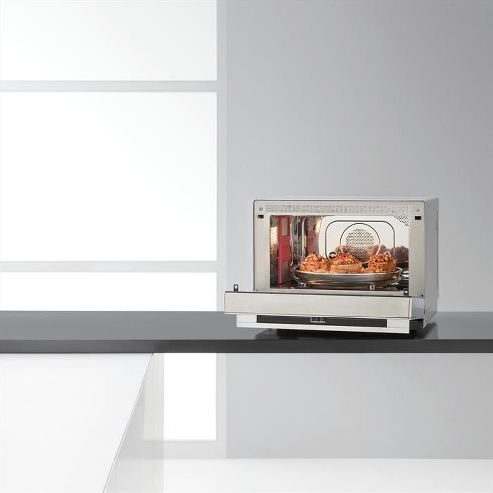 "WHIRLPOOL - Forno microonde MWSC 9133 SX-Nero, Acciaio inossidabile"