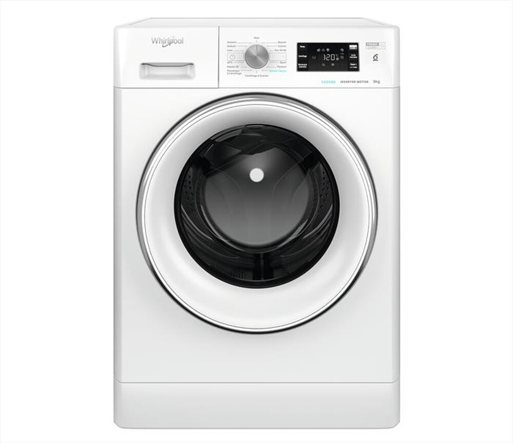"WHIRLPOOL - Lavatrice FRESHCARE FFB 9258 CV IT 9 Kg Classe C-Bianco"