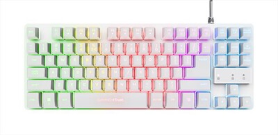 TRUST - Tastiera GXT833W THADO TKL-White