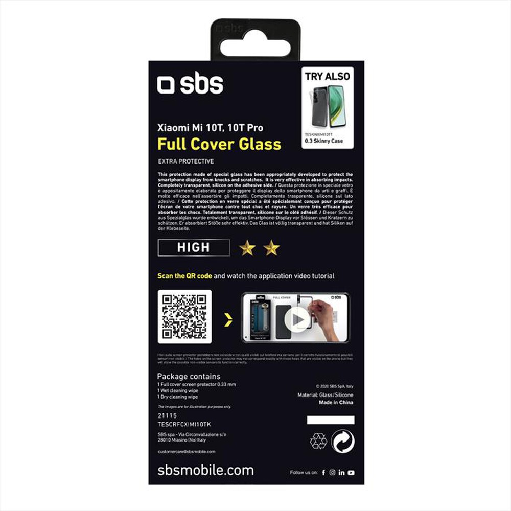 "SBS - TESCRFCXIMI10TK-Nero"