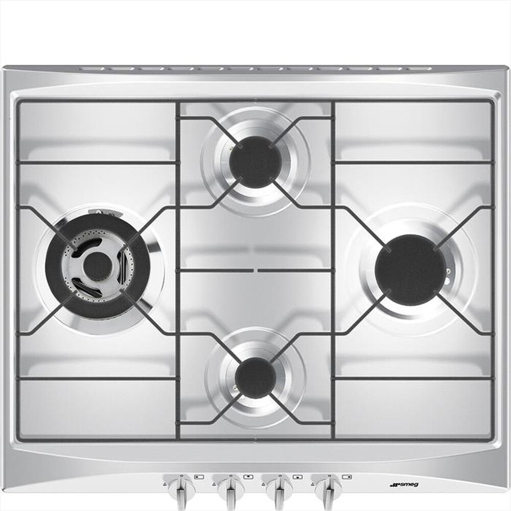 "SMEG - Piano cottura a gas SR264X2 4 fuochi 60cm-Inox"