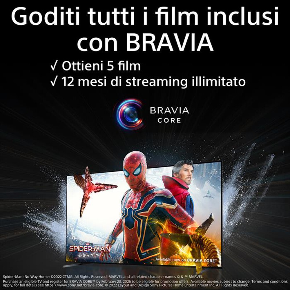 "SONY - Smart TV LED UHD 4K 43\" KD43X80LPAEP-Nero"
