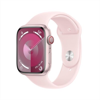 APPLE - Watch Series 9 GPS + Cellular Cassa 45mm - M/L-Rosa Confetto