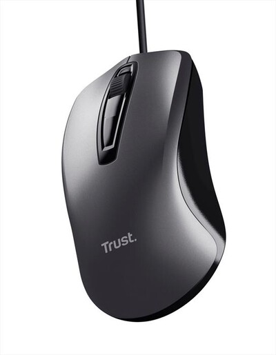 TRUST - CARVE WIRED MOUSE-Black