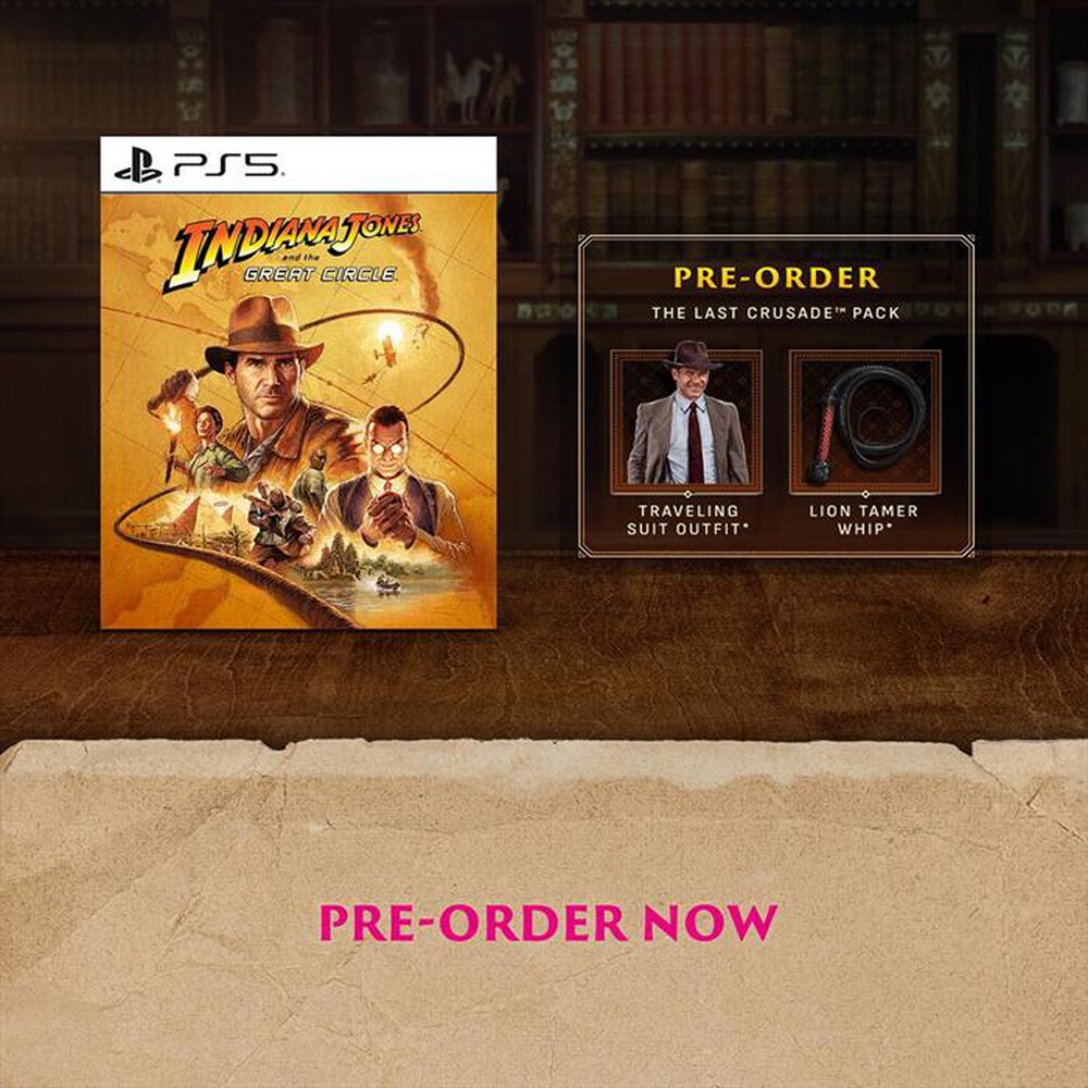 "MICROSOFT - INDIANA JONES & & L'ANTICO CERCHIO PS5 - STANDARD-GIALLO"