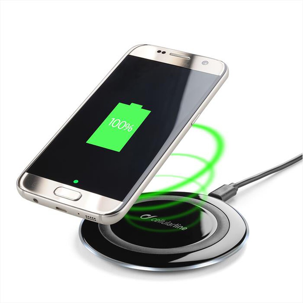 "CELLULARLINE - Wireless Charger pad per wireless smartphones-Nero"