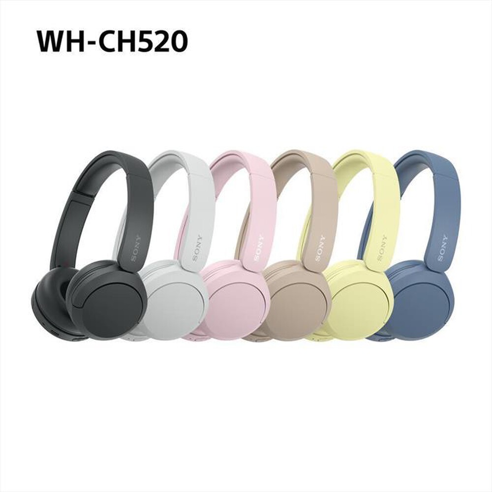 "SONY - Cuffie Bluetooth On ear WHCH520Y.CE7-Giallo"