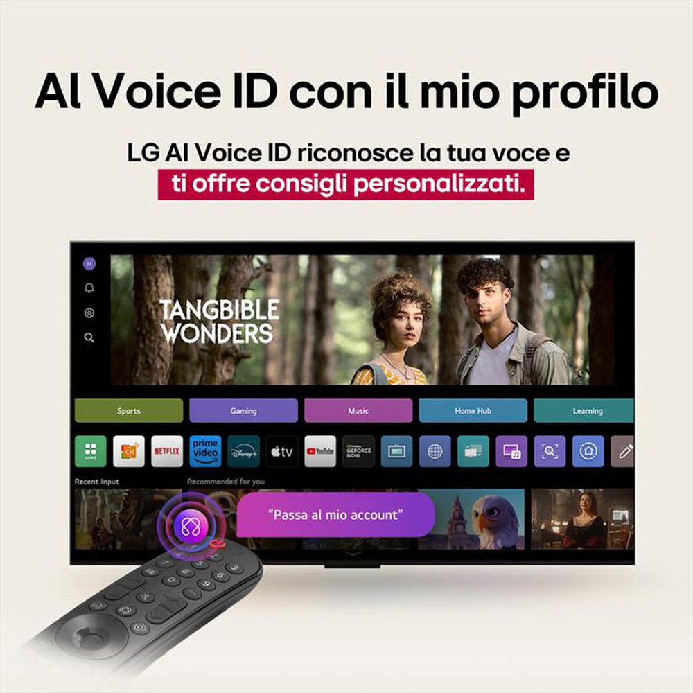 Immagine del prodotto LG - Smart TV MINI LED UHD 4K 65" AI 65QNED70A6A-Nero