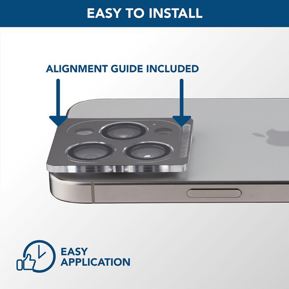Immagine del prodotto CELLULARLINE - CAMERA LENS RING - IPHONE 16 PRO/16 PRO MAX-Transparent