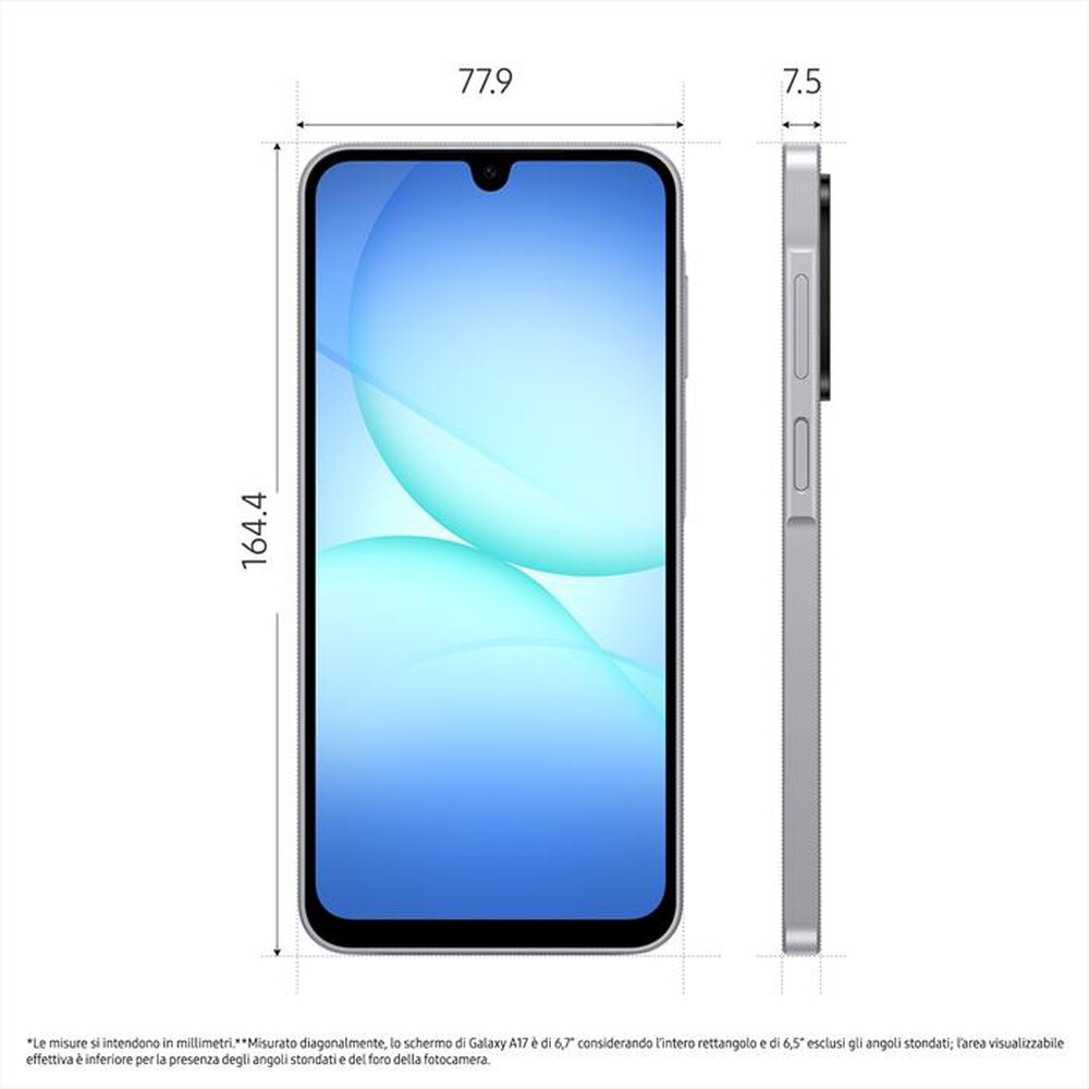 Immagine del prodotto SAMSUNG - Smartphone GALAXY A17 LTE 256GB-Gray