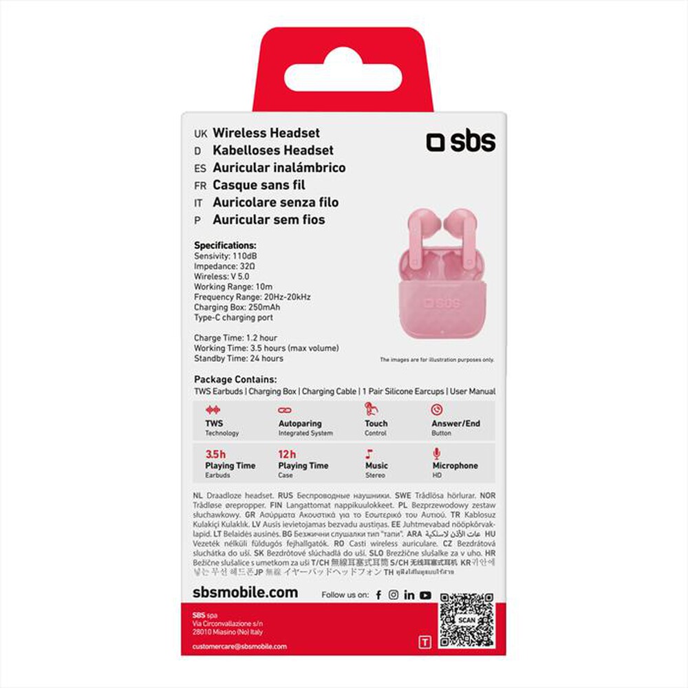 "SBS - TEEARAIRFREETWSBTP-Rosa"
