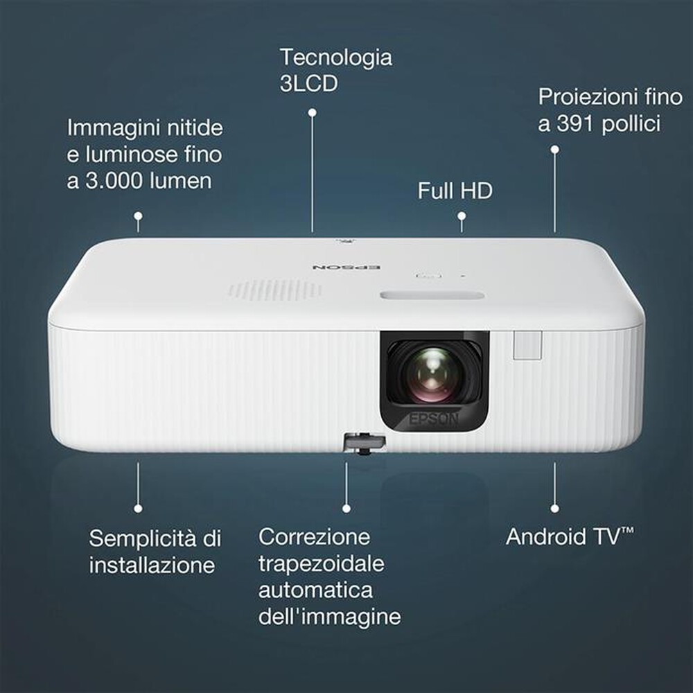 Immagine del prodotto EPSON - Videoproiettore CO-FH02-Bianco/Nero